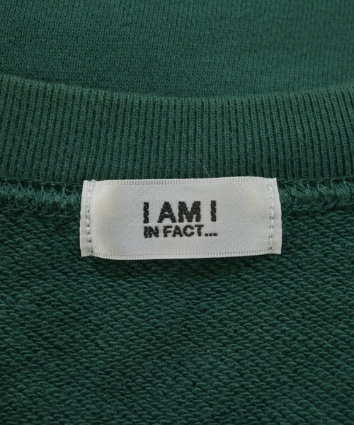 I am I（アイアムアイ）スウェット 緑 サイズ:F レディース/2200675755030