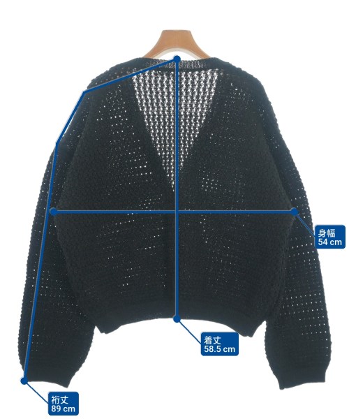 I am I（アイアムアイ）カーディガン 黒 サイズ:F レディース/2200665987045