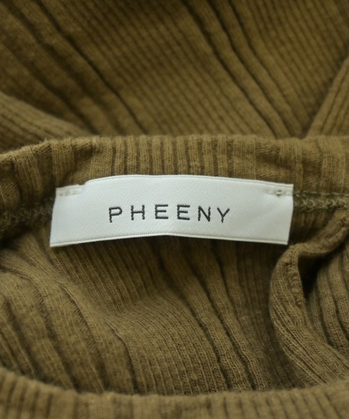 PHEENY（フィーニー）Tシャツ・カットソー 茶 サイズ:F レディース/2200636299054