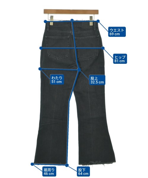 PHEENY（フィーニー）デニムパンツ 黒 サイズ:27(M位) レディース/2200642021120