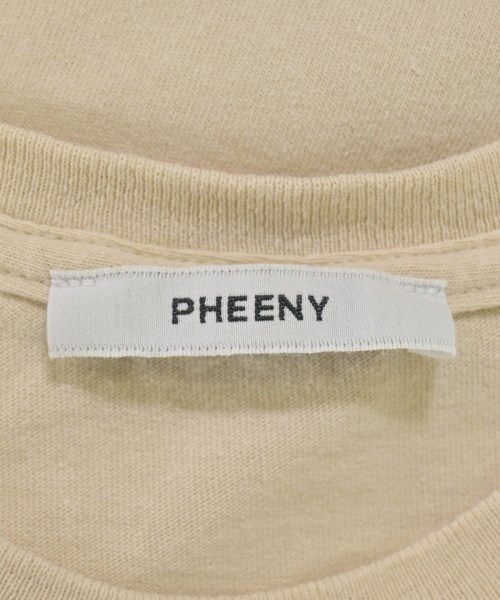 PHEENY（フィーニー）Tシャツ・カットソー ベージュ サイズ:M レディース/2200606837279