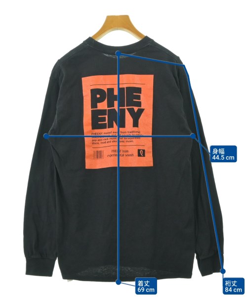 PHEENY（フィーニー）Tシャツ・カットソー 黒 サイズ:M レディース/2200651857031