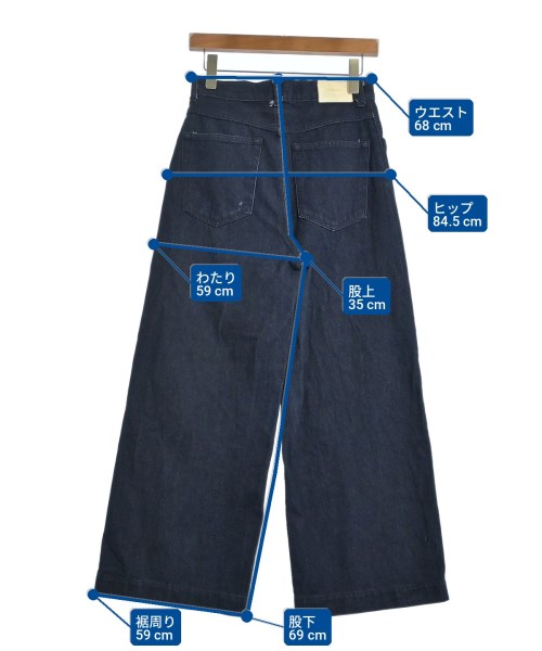 PHEENY（フィーニー）デニムパンツ 紺 サイズ:2(M位) レディース/2200708396049