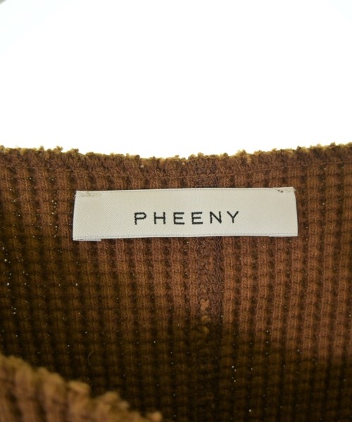 PHEENY（フィーニー）Tシャツ・カットソー 茶 サイズ:F レディース/2200711252431
