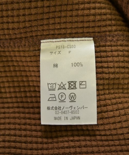PHEENY（フィーニー）Tシャツ・カットソー 茶 サイズ:F レディース/2200711252431