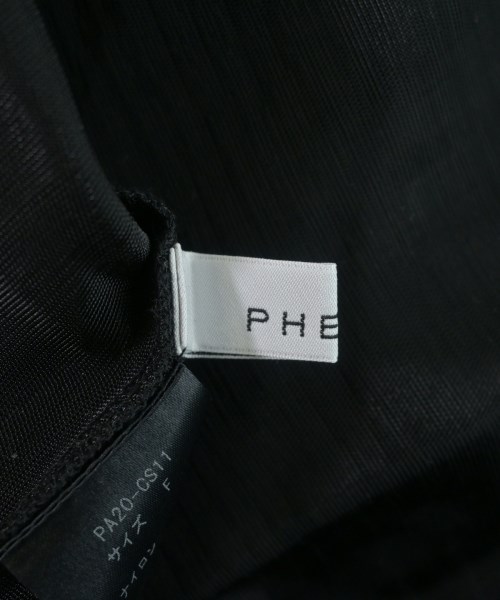 PHEENY（フィーニー）Tシャツ・カットソー 黒 サイズ:F レディース/2200648867050