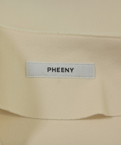 PHEENY（フィーニー）ノーカラージャケット 白 サイズ:F レディース/2200650943018