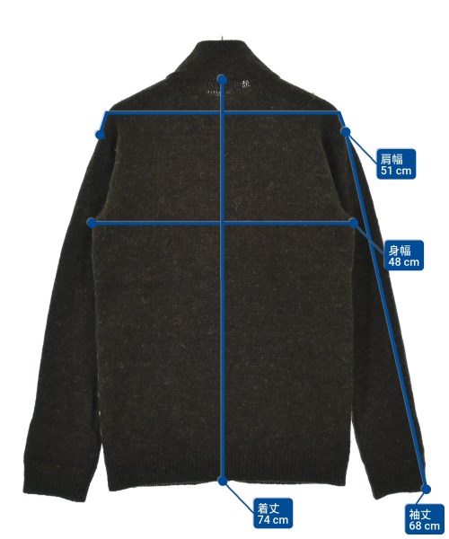 VAPORIZE（ヴェイパライズ）カーディガン 茶 サイズ:L メンズ/2200623091043