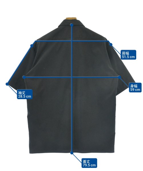 VAPORIZE（ヴェイパライズ）カジュアルシャツ 黒 サイズ:S メンズ/2200609422199