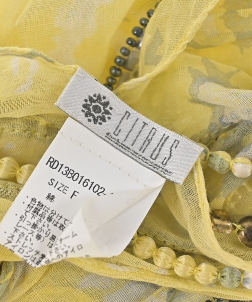 CITRUS（シトラス）ストール 黄 サイズ:- レディース/2200632331185