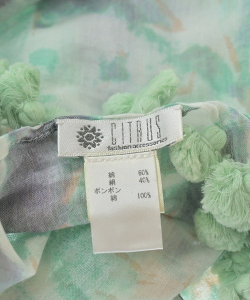CITRUS（シトラス）ストール 緑 サイズ:- レディース/2200634993121