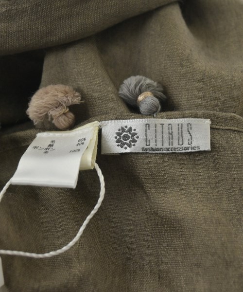 CITRUS（シトラス）ストール カーキ サイズ:- レディース/2200634993138