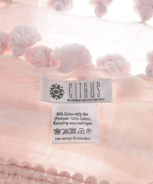 CITRUS（シトラス）ストール ピンク サイズ:- レディース/2200623351192