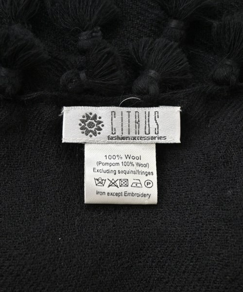 CITRUS（シトラス）ストール 黒 サイズ:- レディース/2200674504059