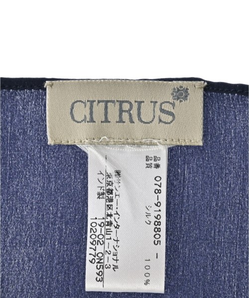 CITRUS（シトラス）バンダナ・スカーフ 紺 サイズ:- レディース/2200695977092