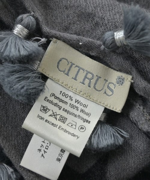 CITRUS（シトラス）ストール グレー サイズ:- レディース/2200654487037