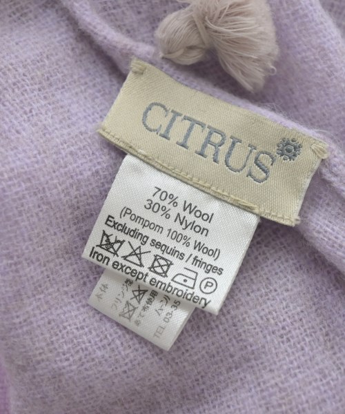 CITRUS（シトラス）ストール 紫 サイズ:- レディース/2200662250098
