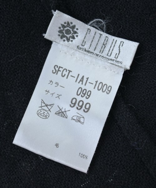 CITRUS（シトラス）ストール 黒 サイズ:- レディース/2200660150031