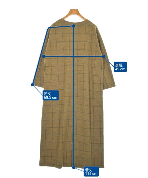 45R（フォーティーファイブアール）ワンピース カーキ サイズ:0(F) レディース/2200630465042