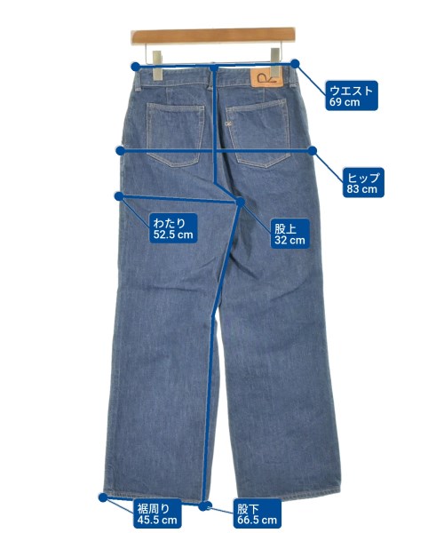 45R（フォーティーファイブアール）デニムパンツ 青 サイズ:1(S位) レディース/2200635778093