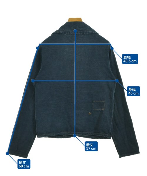 45R（フォーティーファイブアール）カジュアルジャケット 青 サイズ:2(M位) レディース/2200636320024