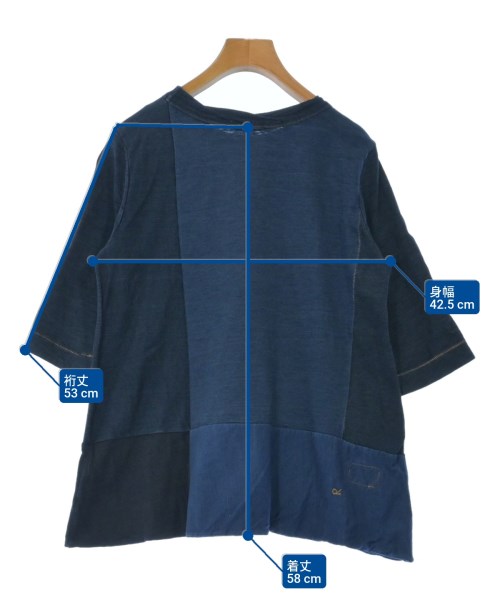 45R（フォーティーファイブアール）Tシャツ・カットソー 紺 サイズ:1(S位) レディース/2200636320062