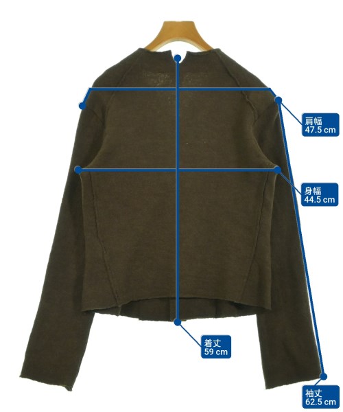 45R（フォーティーファイブアール）カジュアルジャケット 茶 サイズ:2(M位) レディース/2200636709065