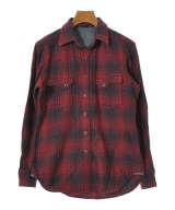 45R（フォーティーファイブアール）カジュアルシャツ 赤 サイズ:2(M位) レディース/2200637607070