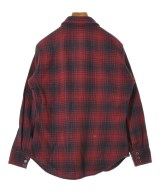 45R（フォーティーファイブアール）カジュアルシャツ 赤 サイズ:2(M位) レディース/2200637607070