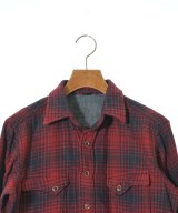 45R（フォーティーファイブアール）カジュアルシャツ 赤 サイズ:2(M位) レディース/2200637607070