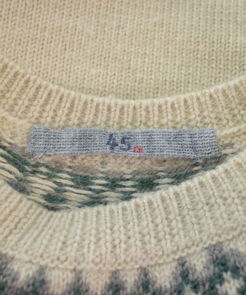 45R（フォーティーファイブアール）ニット・セーター ベージュ サイズ:2(M位) レディース/2200633789015