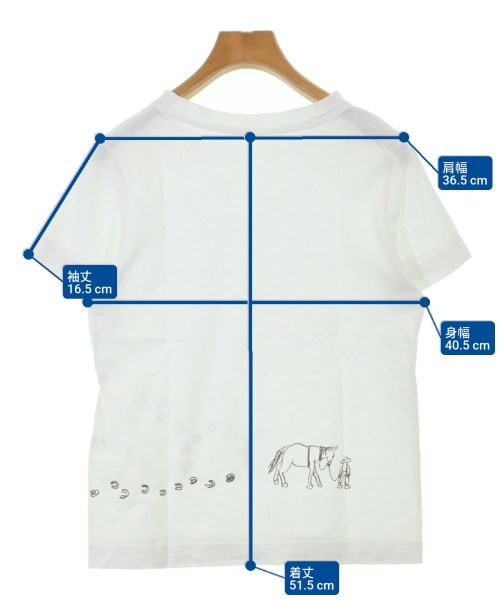 45R（フォーティーファイブアール）Tシャツ・カットソー 白 サイズ:2(M位) レディース/2200639566160