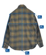 45R（フォーティーファイブアール）カジュアルシャツ 茶 サイズ:2(M位) レディース/2200639574059