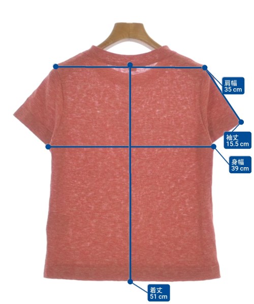 45R（フォーティーファイブアール）ニット・セーター 赤 サイズ:2(M位) レディース/2200624595083