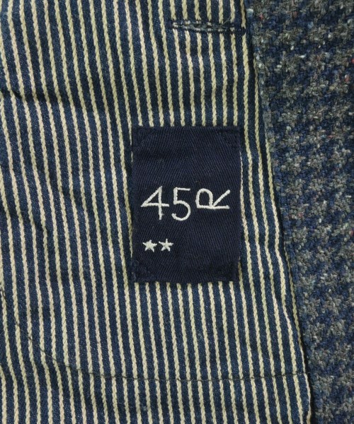 45R（フォーティーファイブアール）カジュアルジャケット 紺 サイズ:2(M位) レディース/2200640242015