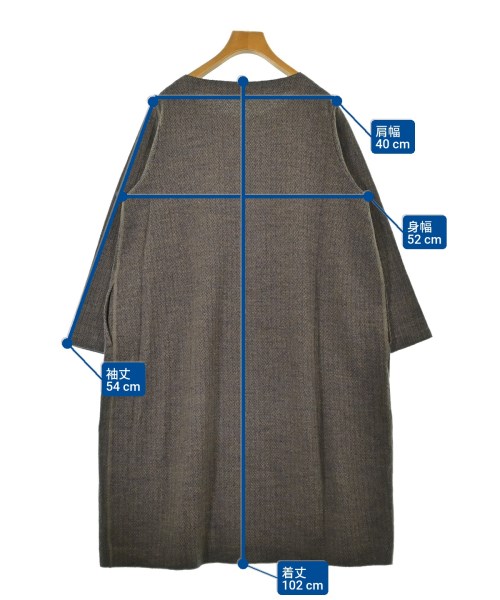 45R（フォーティーファイブアール）ワンピース 茶 サイズ:0(F) レディース/2200629401013