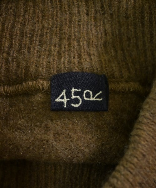 45R（フォーティーファイブアール）ニット・セーター 茶 サイズ:-(M位) レディース/2200629401051