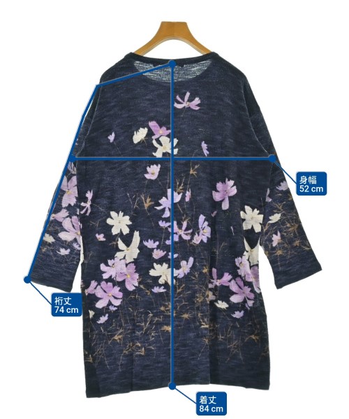 45R（フォーティーファイブアール）ワンピース 紺 サイズ:0(F) レディース/2200629401068