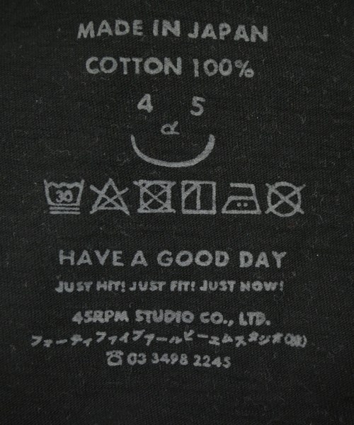 45R（フォーティーファイブアール）ノースリーブ 黒 サイズ:2(M位) レディース/2200640949099