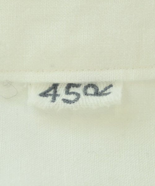 45R（フォーティーファイブアール）ブラウス 白 サイズ:1(S位) レディース/2200626831028