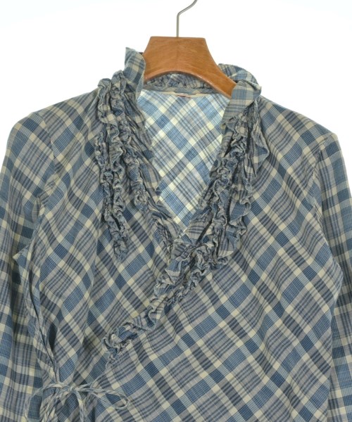 45R（フォーティーファイブアール）カジュアルシャツ 青 サイズ:-(S位) レディース/2200631997016