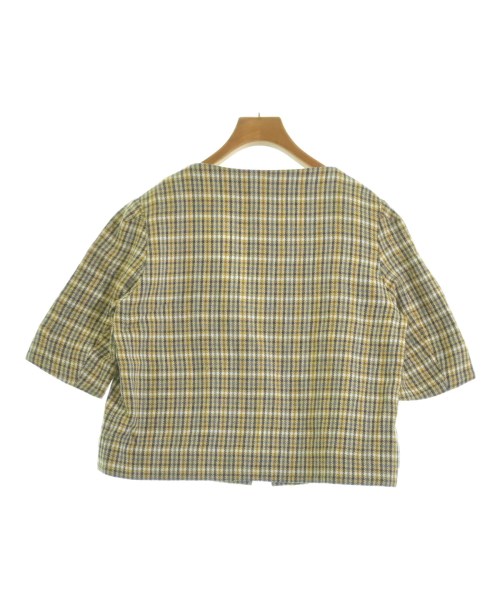 45R（フォーティーファイブアール）ノーカラージャケット 黄 サイズ:1(S位) レディース/2200637849074