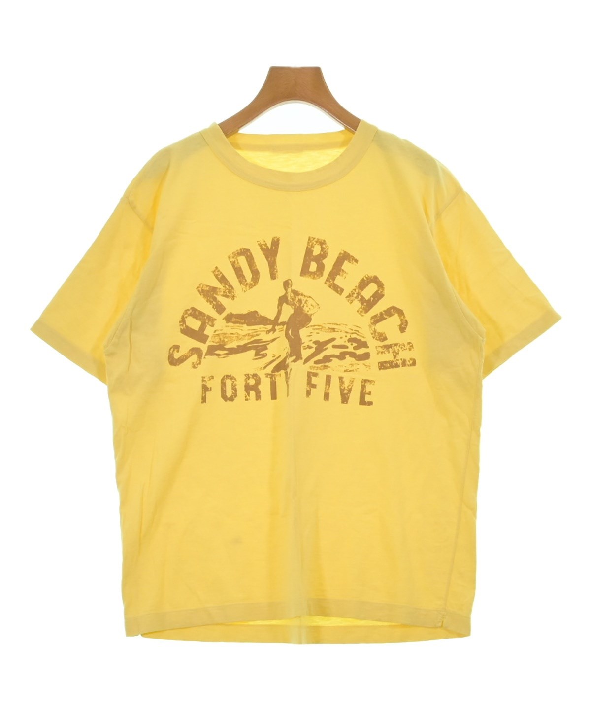 45R（フォーティーファイブアール）Tシャツ・カットソー 黄