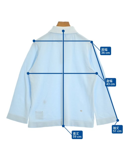 45R（フォーティーファイブアール）ポロシャツ 青 サイズ:2(M位) レディース/2200627430114