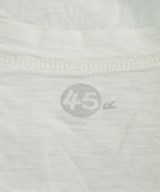 45R（フォーティーファイブアール）Tシャツ・カットソー 白 サイズ:1(S位) レディース/2200615368122