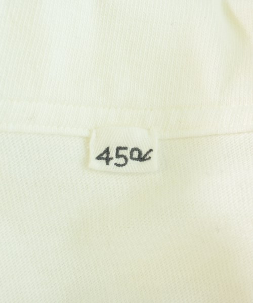45R（フォーティーファイブアール）Tシャツ・カットソー 白 サイズ:2(M位) レディース/2200615433042