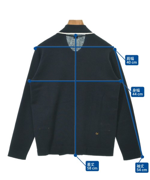 45R（フォーティーファイブアール）カーディガン 紺 サイズ:2(M位) レディース/2200629986176