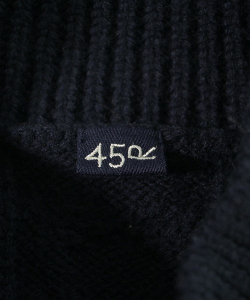 45R（フォーティーファイブアール）カーディガン 紺 サイズ:F レディース/2200629986206