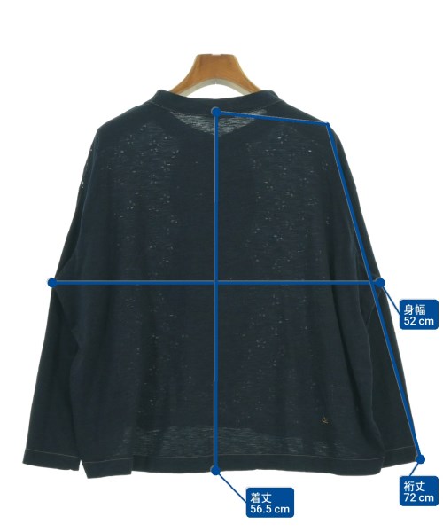 45R（フォーティーファイブアール）Tシャツ・カットソー 紺 サイズ:0(F) レディース/2200629986275
