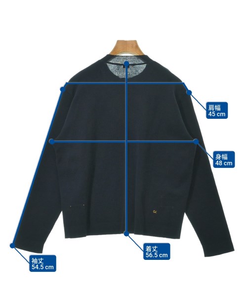 45R（フォーティーファイブアール）カーディガン 紺 サイズ:3(L位) レディース/2200629986336